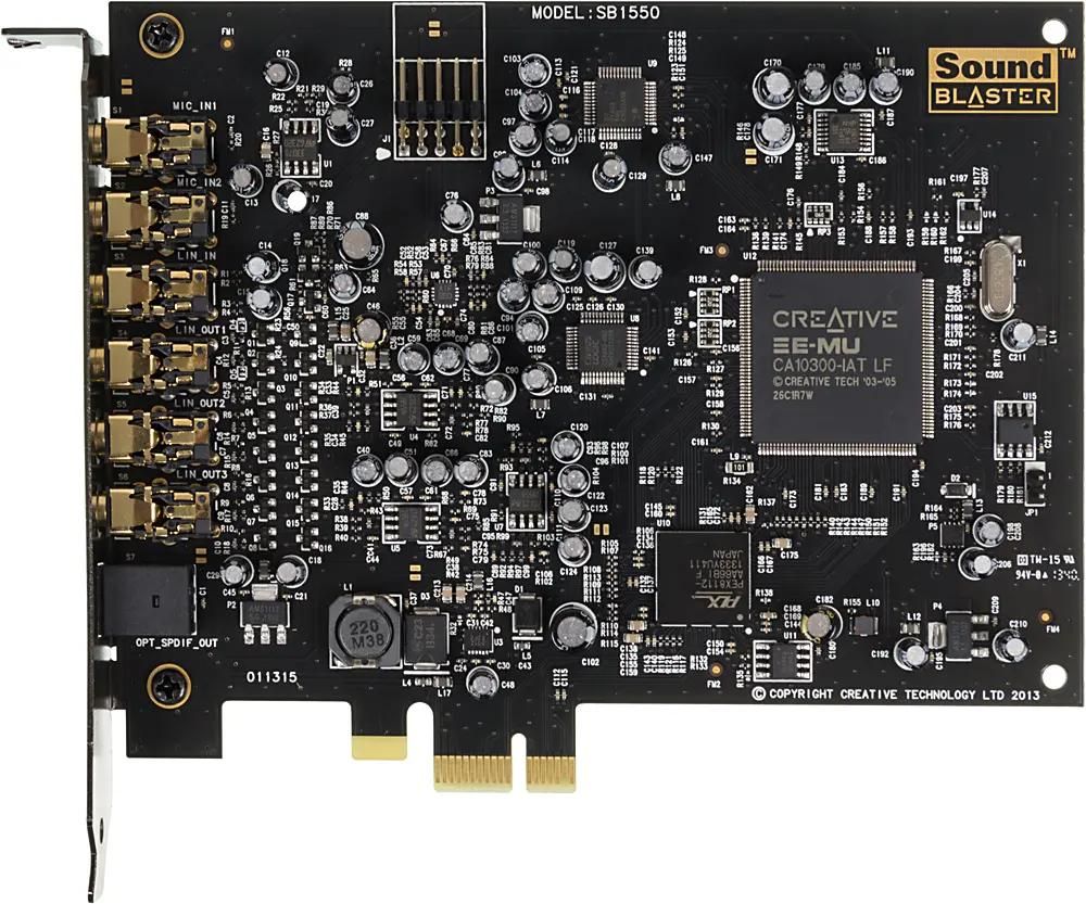 Звуковая карта PCI-E Creative Audigy RX,  7.1, Ret [70sb155000001]